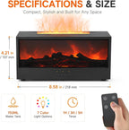 Chimenea Calidé – Humidificador con efecto llama y 7 colores