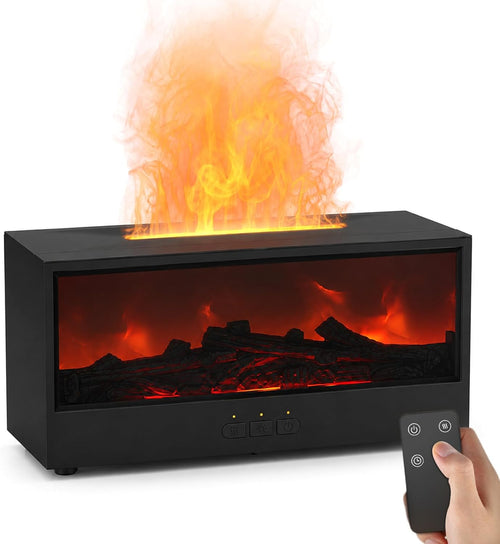 Chimenea Calidé – Humidificador con efecto llama y 7 colores