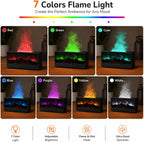 Chimenea Calidé – Humidificador con efecto llama y 7 colores