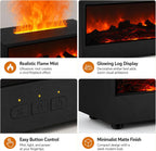 Chimenea Calidé – Humidificador con efecto llama y 7 colores